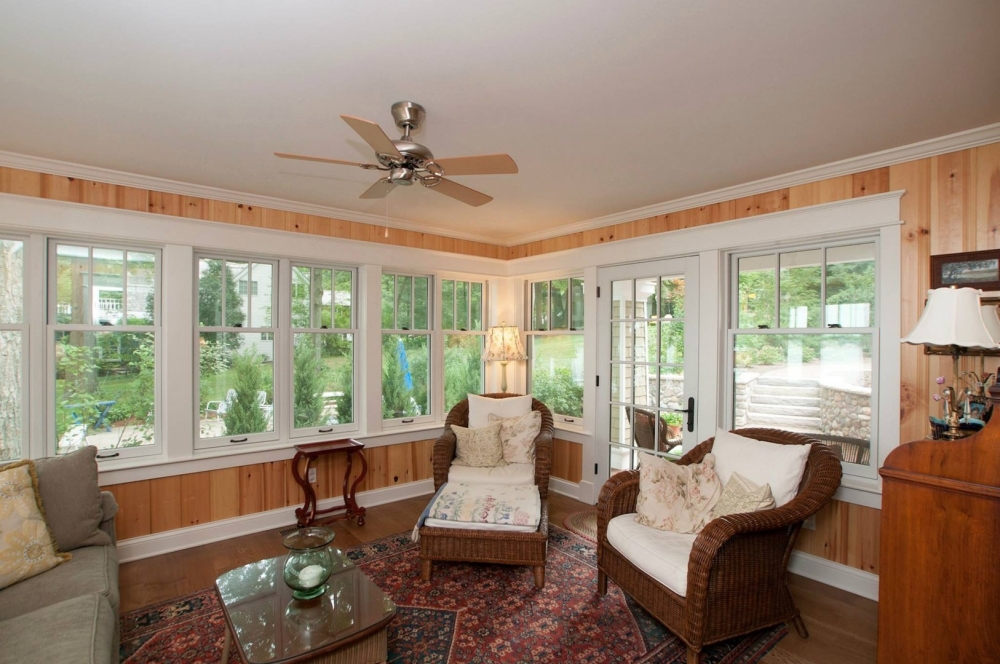 Sunroom addition built for Lake Geneva home enjoyable in all weather Sunroom built in Lake Geneva